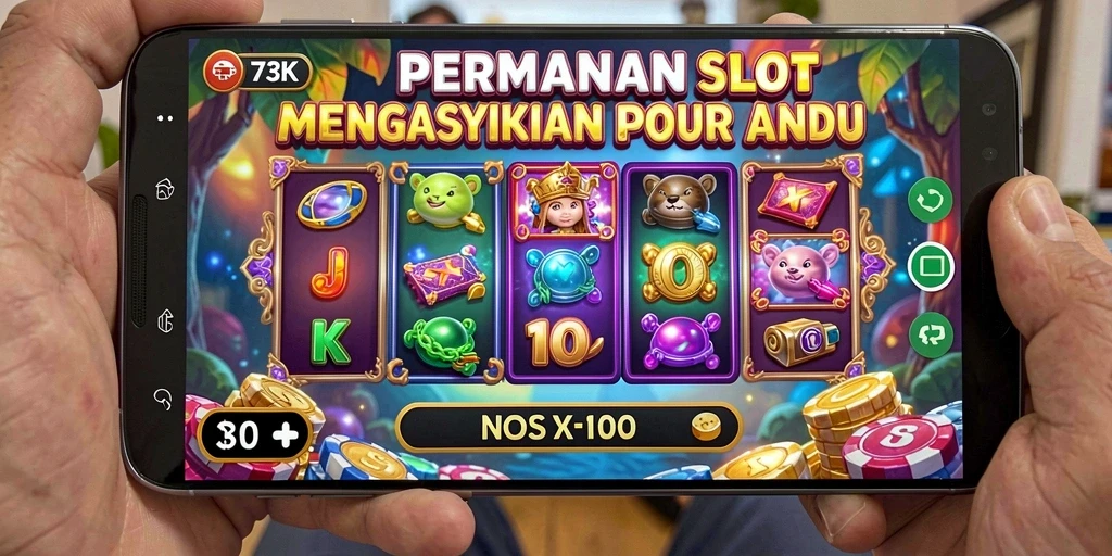 Tampilan gameplay seru dan berwarna dari 73K.