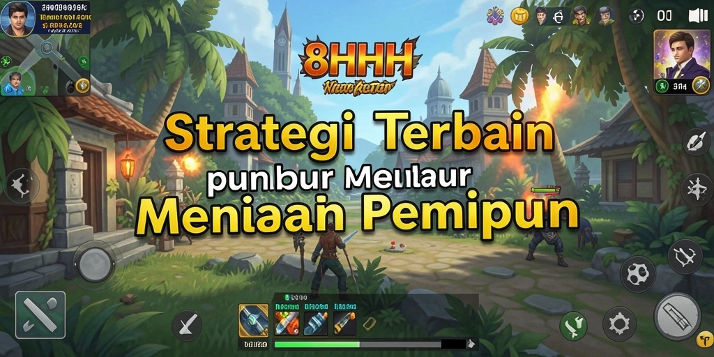 Tampilan utama gameplay Strategy dari 8HHH yang menantang.