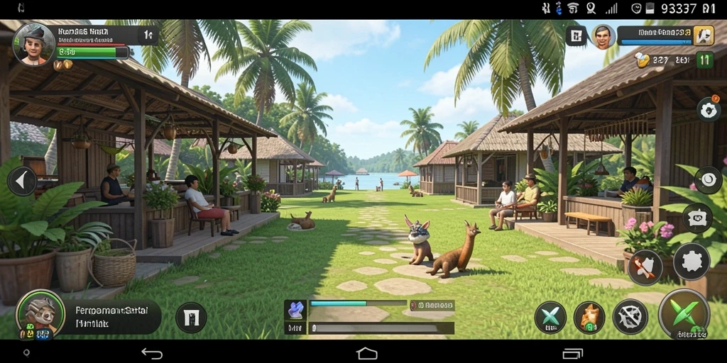 Tampilan gameplay <strong>93337</strong> yang seru dan santai.
