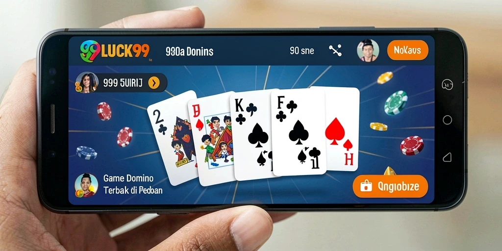 Tampilan gameplay seru dari <strong>99LUCK99</strong> dengan nuansa Domino yang menarik.