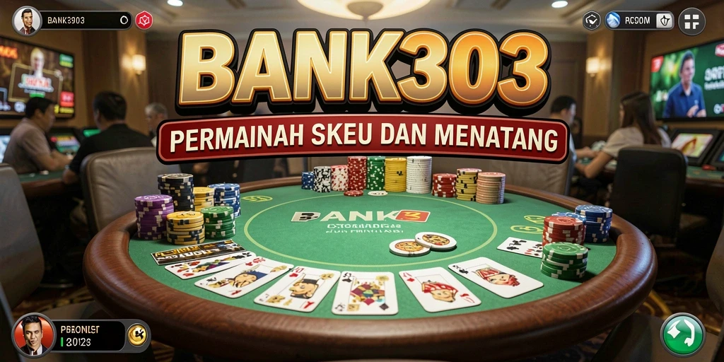 Tampilan gameplay Poker yang menarik dari BANK303.