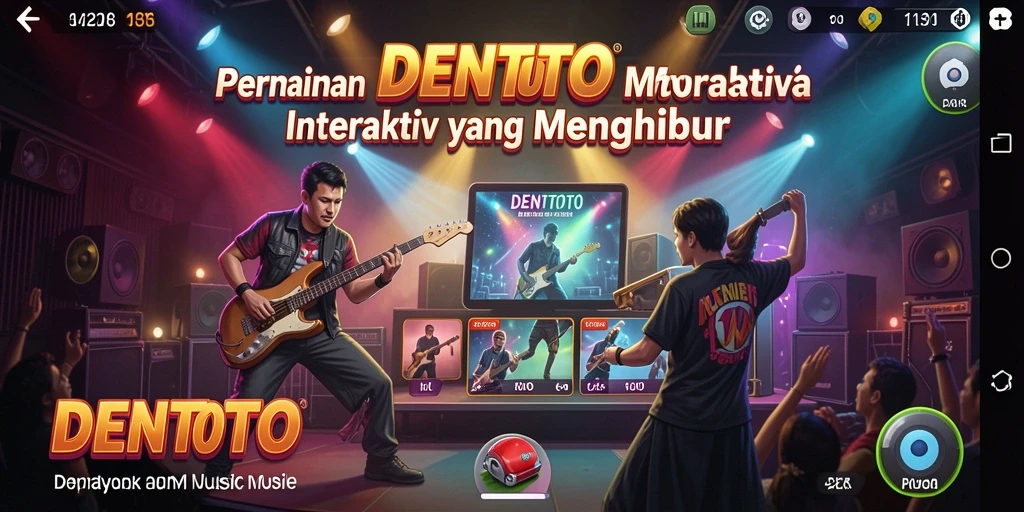 Tampilan gameplay DENTOTO yang menggembirakan dan interaktif.