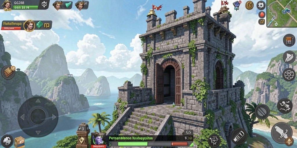 Tangkapan layar GG288 menampilkan aksi seru dalam game Tower Defense.