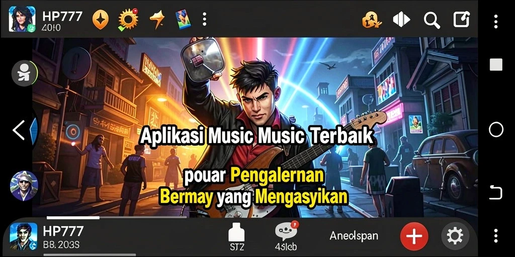 Tampilan seru dari gameplay HP777 yang interaktif dan penuh warna.