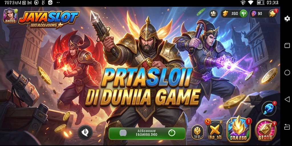 Tampilan pertarungan epik dalam JAYASLOT dengan grafis menawan.