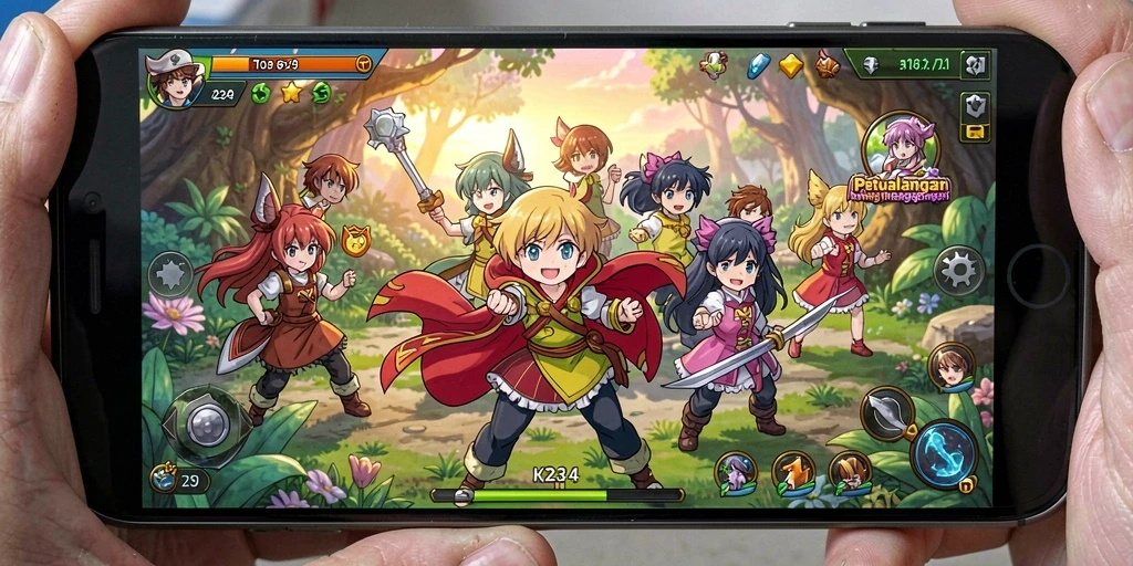 Tampilan gameplay yang seru dan penuh aksi dari K234.