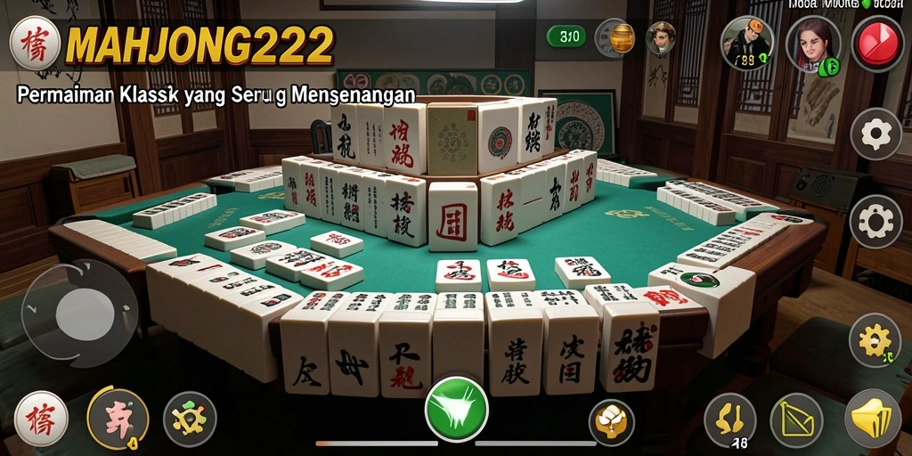 Tangkapan layar gameplay MAHJONG222 dengan grafis menarik dan antarmuka yang user-friendly.