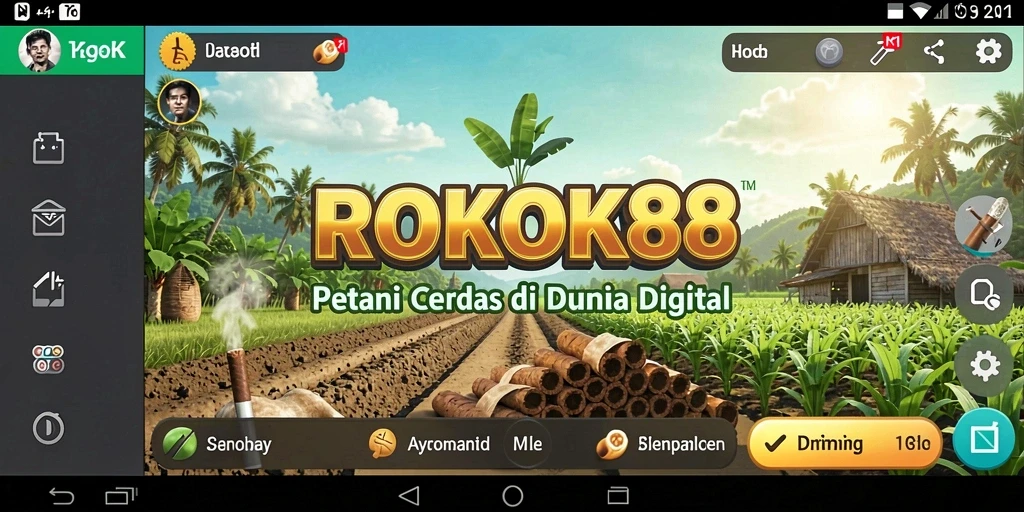 Screenshot ROKOK88 menampilkan gameplay menarik bercocok tanam.